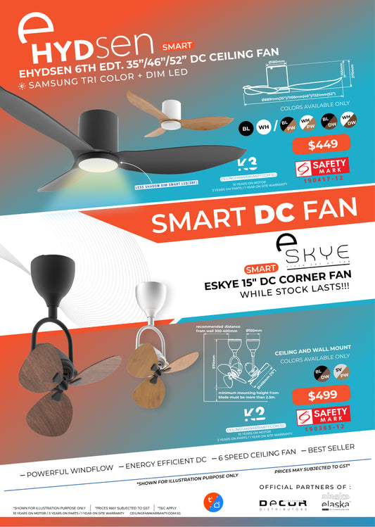 ESKYE DC Ceiling Fan